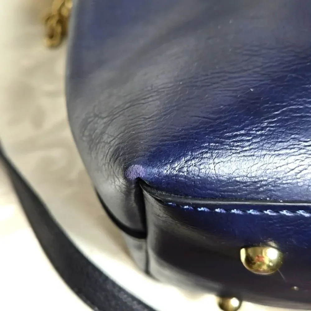 Steve Madden Deep Blue Tote Bag with Crossbody Strap
